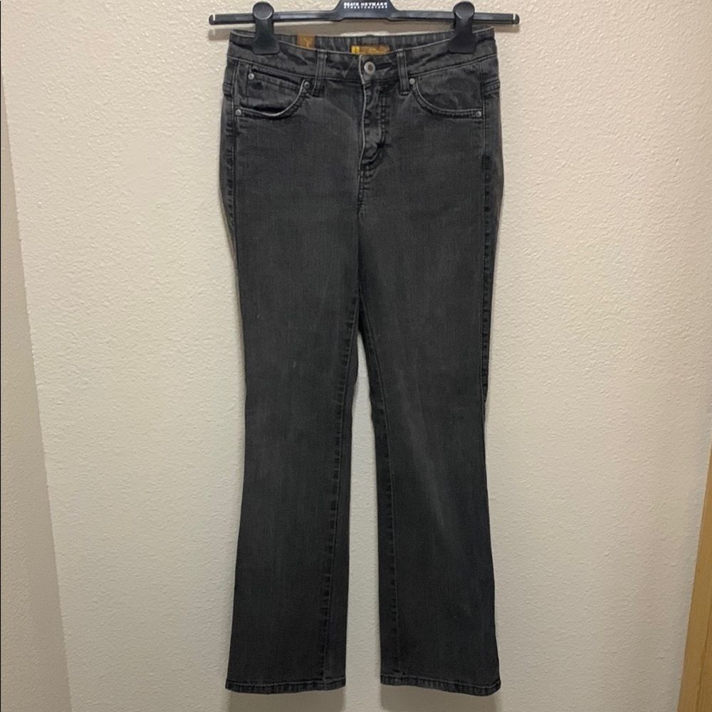 Aura Black Boot Cut Jeans with Flare